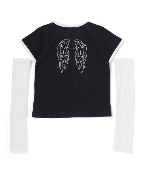 nexchic / ネクシック Tシャツ | レースアップTシャツ＆レースアームカバーセット(110~150cm) | 詳細8