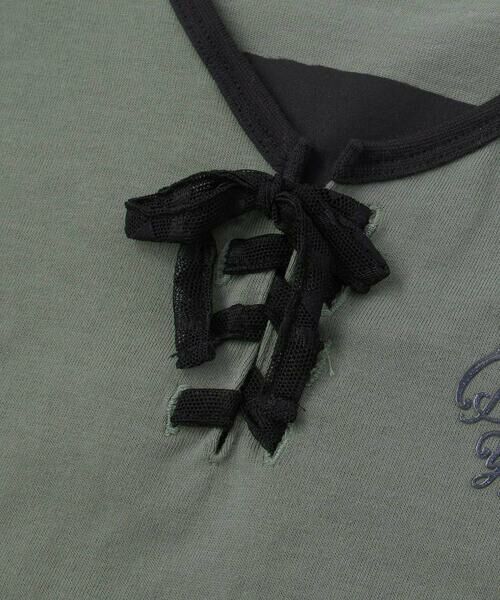 nexchic / ネクシック Tシャツ | レースアップTシャツ＆レースアームカバーセット(110~150cm) | 詳細13