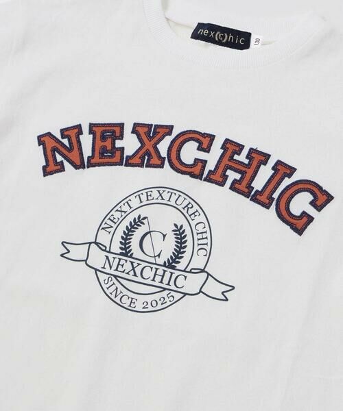 nexchic / ネクシック Tシャツ | メッシュスリーブ・カレッジロゴTシャツ(110~150cm) | 詳細3