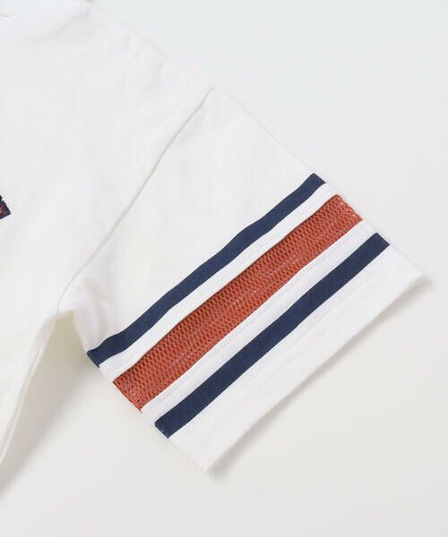 nexchic / ネクシック Tシャツ | メッシュスリーブ・カレッジロゴTシャツ(110~150cm) | 詳細5