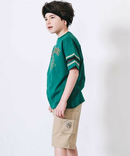 nexchic / ネクシック Tシャツ | メッシュスリーブ・カレッジロゴTシャツ(110~150cm) | 詳細9