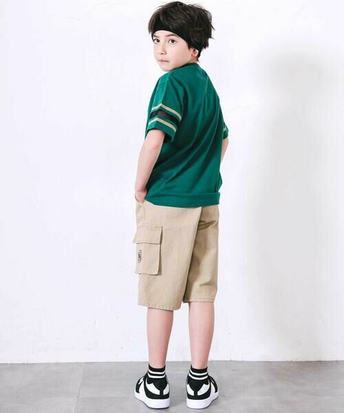 nexchic / ネクシック Tシャツ | メッシュスリーブ・カレッジロゴTシャツ(110~150cm) | 詳細10