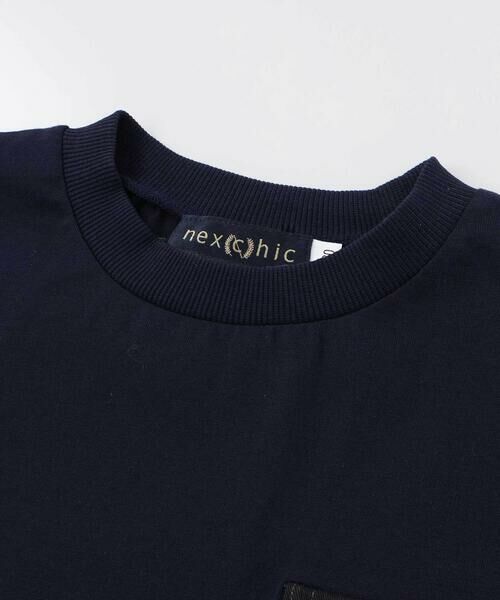 nexchic / ネクシック Tシャツ | デニムポケット・ピグメントカレッジTシャツ(110~150cm) | 詳細5