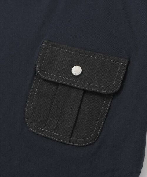 nexchic / ネクシック Tシャツ | デニムポケット・ピグメントカレッジTシャツ(110~150cm) | 詳細6