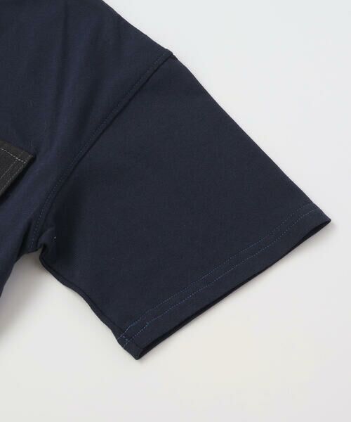 nexchic / ネクシック Tシャツ | デニムポケット・ピグメントカレッジTシャツ(110~150cm) | 詳細7