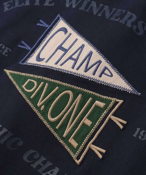 nexchic / ネクシック Tシャツ | デニムポケット・ピグメントカレッジTシャツ(110~150cm) | 詳細9