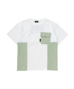 nexchic / ネクシック Tシャツ | タフタ切り替えメッシュ半袖Tシャツ(110~150cm)