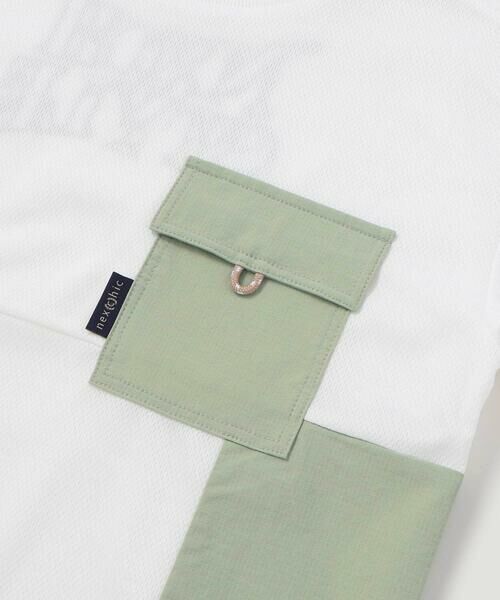 nexchic / ネクシック Tシャツ | タフタ切り替えメッシュ半袖Tシャツ(110~150cm) | 詳細3