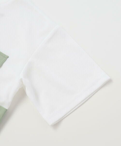 nexchic / ネクシック Tシャツ | タフタ切り替えメッシュ半袖Tシャツ(110~150cm) | 詳細4