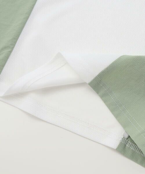 nexchic / ネクシック Tシャツ | タフタ切り替えメッシュ半袖Tシャツ(110~150cm) | 詳細6