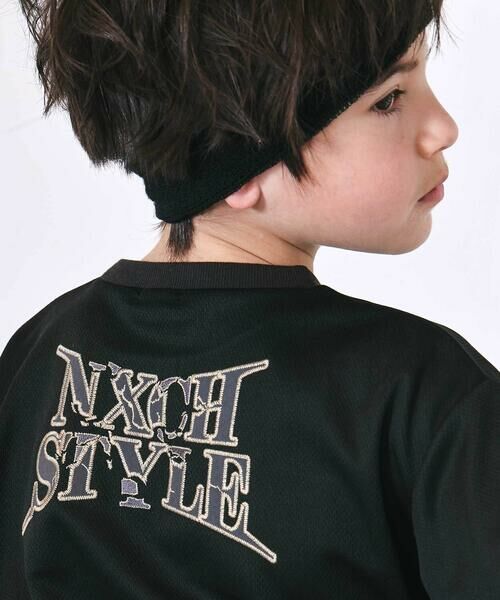 nexchic / ネクシック Tシャツ | タフタ切り替えメッシュ半袖Tシャツ(110~150cm) | 詳細14