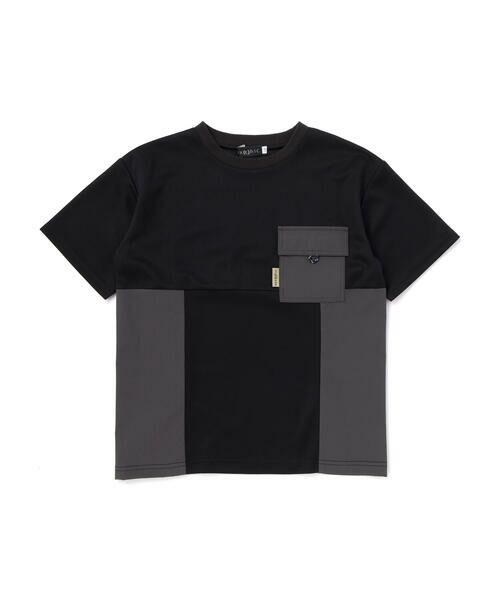 nexchic / ネクシック Tシャツ | タフタ切り替えメッシュ半袖Tシャツ(110~150cm) | 詳細15