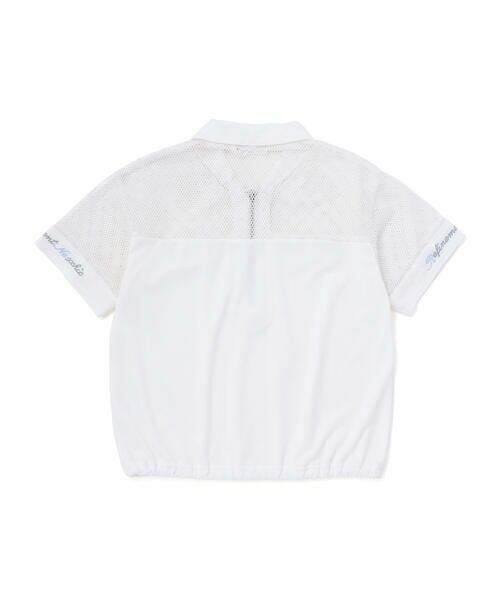 nexchic / ネクシック Tシャツ | 切り替えメッシュハーフジップTシャツ(110~150cm) | 詳細5