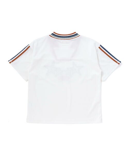 nexchic / ネクシック Tシャツ | 太ラインポイントメッシュTシャツ(110~150cm) | 詳細4