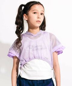 nexchic / ネクシック その他トップス | メッシュ半袖フーディ＆タンクトップセット(110~150cm)