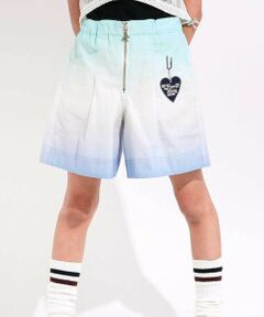 nexchic / ネクシック ショート・ハーフ・半端丈パンツ | グラデーションツイルワイドショートパンツ(110~150cm)