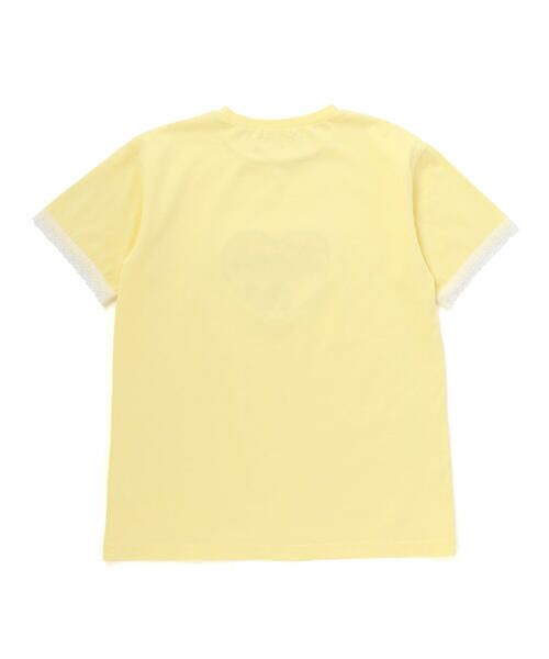 nexchic / ネクシック Tシャツ | 【接触冷感】袖レースハートパッチ天竺Tシャツ(110~150cm) | 詳細19