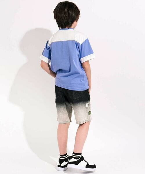 nexchic / ネクシック Tシャツ | 【接触冷感】プリント切替天竺Tシャツ(110~150cm) | 詳細8