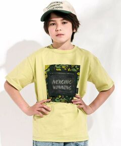 nexchic / ネクシック Tシャツ | 【接触冷感】迷彩柄メッシュポケット付き天竺Tシャツ(110~150cm)