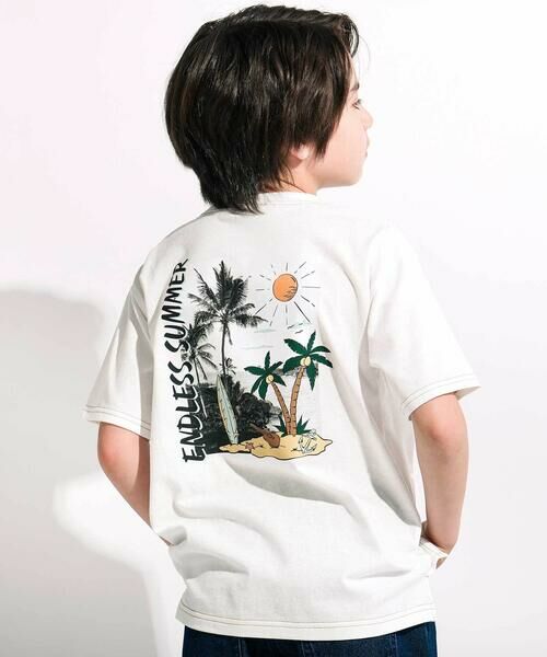 nexchic / ネクシック Tシャツ | 【接触冷感】迷彩柄メッシュポケット付き天竺Tシャツ(110~150cm) | 詳細4