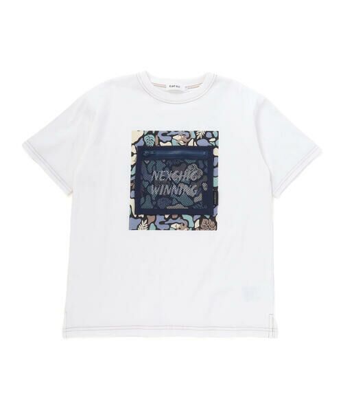 nexchic / ネクシック Tシャツ | 【接触冷感】迷彩柄メッシュポケット付き天竺Tシャツ(110~150cm) | 詳細5