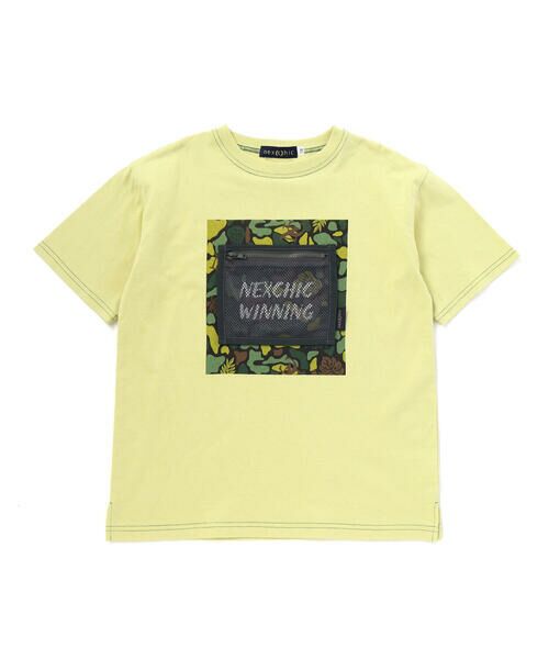 nexchic / ネクシック Tシャツ | 【接触冷感】迷彩柄メッシュポケット付き天竺Tシャツ(110~150cm) | 詳細17