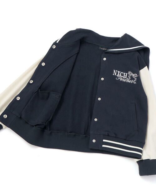 nexchic / ネクシック その他アウター | セーラーカラースタジャン(110~150cm) | 詳細11
