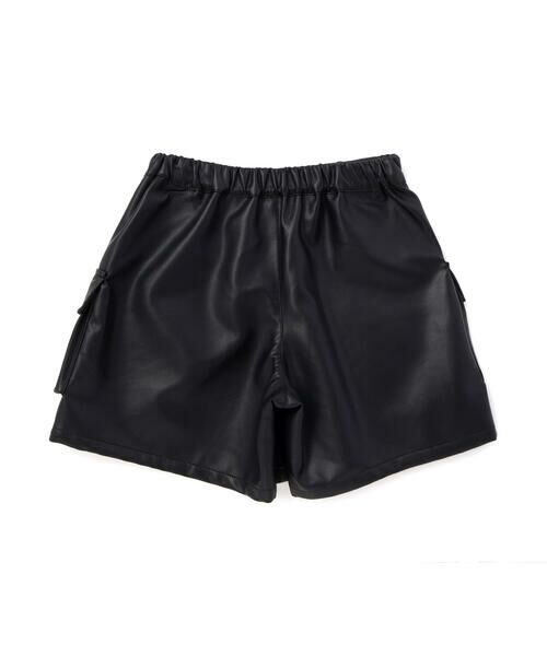 nexchic / ネクシック ショート・ハーフ・半端丈パンツ | カーゴポケットフェイクレザースカパン(110~150cm) | 詳細3