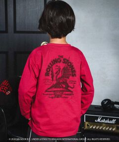 nexchic / ネクシック Tシャツ | 【ザ・ローリング・ストーンズｘNEXCHIC】天竺フロッキープリントTシャツ(110~150cm)