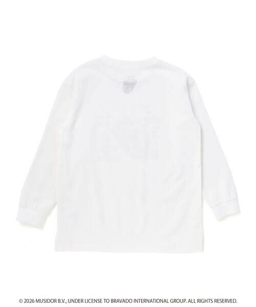 nexchic / ネクシック Tシャツ | 【ザ・ローリング・ストーンズｘNEXCHIC】天竺フロッキープリントTシャツ(110~150cm) | 詳細4