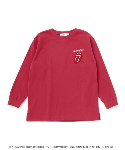 nexchic / ネクシック Tシャツ | 【ザ・ローリング・ストーンズｘNEXCHIC】天竺フロッキープリントTシャツ(110~150cm) | 詳細10