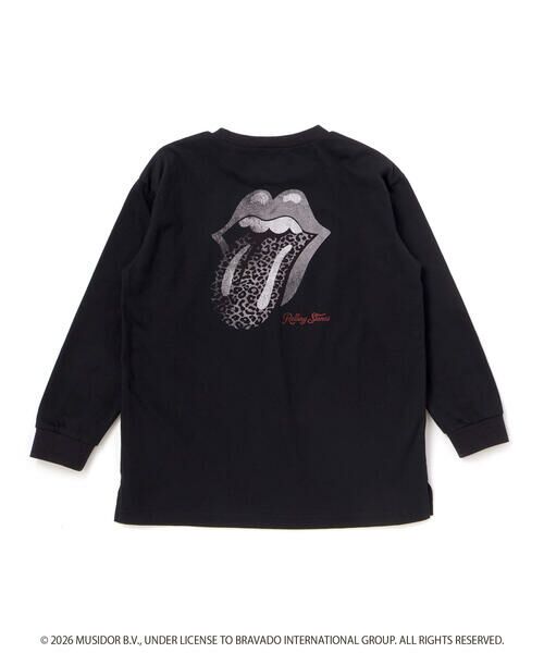 nexchic / ネクシック Tシャツ | 【ザ・ローリング・ストーンズｘNEXCHIC】天竺フロッキープリントTシャツ(110~150cm) | 詳細22