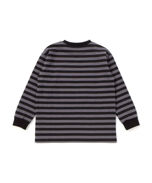 nexchic / ネクシック Tシャツ | ボーダーワッペン付きTシャツ(110~150cm) | 詳細3