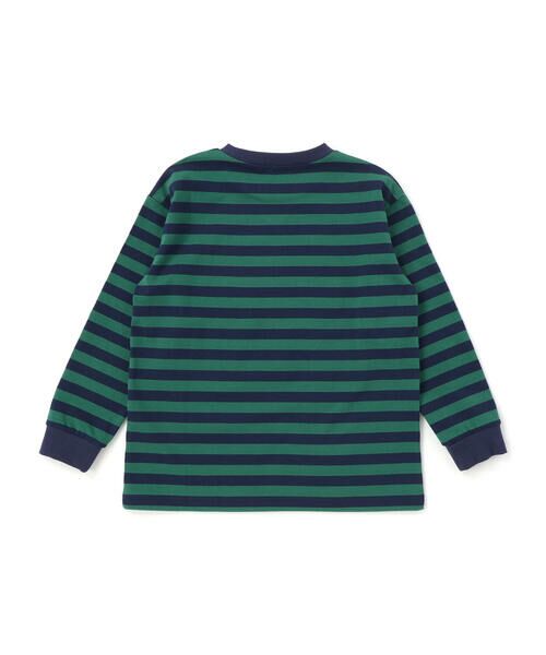 nexchic / ネクシック Tシャツ | ボーダーワッペン付きTシャツ(110~150cm) | 詳細14