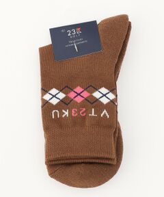 23区GOLF / ニジュウサンンクゴルフ ソックス | 【WIMEN】アーガイルレギュラー ソックス
