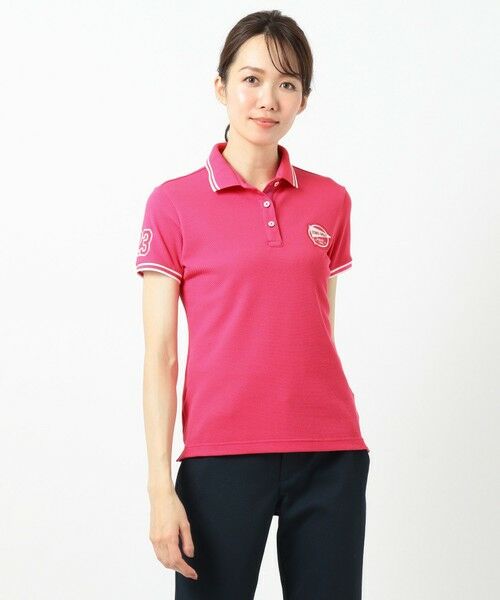 23区GOLF / ニジュウサンンクゴルフ ポロシャツ | WEB限定カラー有【WOMEN】【UV/吸汗速乾】ライトハニカムカノコシャツ | 詳細3