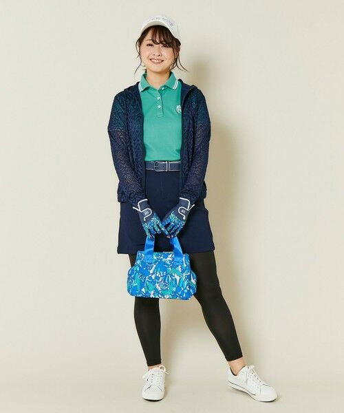 23区GOLF / ニジュウサンンクゴルフ ポロシャツ | WEB限定カラー有【WOMEN】【UV/吸汗速乾】ライトハニカムカノコシャツ | 詳細10