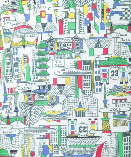 23区GOLF / ニジュウサンンクゴルフ カットソー | 【WOMEN】【UV/吸汗速乾】TOKYO MAP柄 かのこシャツ | 詳細14