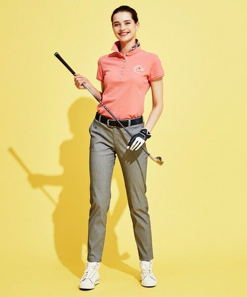 23区GOLF / ニジュウサンンクゴルフ カットソー | WEB限定カラー有【WOMEN/日本製/吸汗速乾/UV】ハイストレッチ鹿の子 シャツ | 詳細2