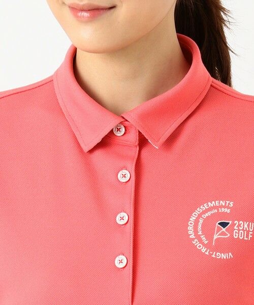 23区GOLF / ニジュウサンンクゴルフ カットソー | WEB限定カラー有【WOMEN/日本製/吸汗速乾/UV】ハイストレッチ鹿の子 シャツ | 詳細10