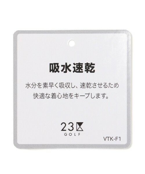 23区GOLF / ニジュウサンンクゴルフ カットソー | 【WOMEN】【吸汗速乾/日本製】ミラノリブボーダーシャツ | 詳細17