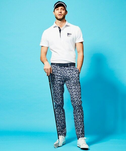 23区GOLF / ニジュウサンンクゴルフ ポロシャツ | WEB限定カラー有【MEN】【UV/吸汗速乾】ライトハニカムカノコ シャツ | 詳細1