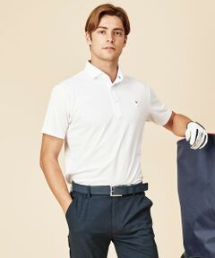 23区GOLF / ニジュウサンンクゴルフ カットソー | 男映えポロ【MEN】【吸汗速乾/UV】リーフリンクス 地柄シャツ