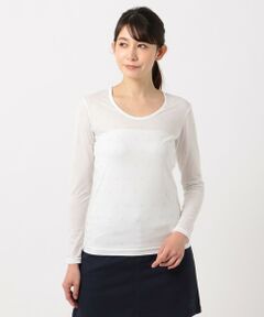 23区GOLF / ニジュウサンンクゴルフ カットソー | 【WOMEN】【UV/吸汗速乾】30d かのこ インナー(プリント)　