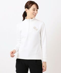 【WOMEN】【ストレッチ】裏フリースシャツ