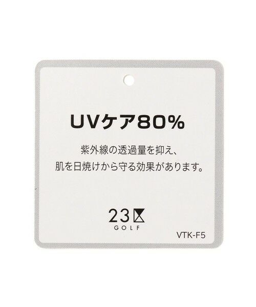 23区GOLF / ニジュウサンンクゴルフ カットソー | 【WOMEN】【UV / 吸水速乾】30dカノコ インナー(無地/タートル) | 詳細8