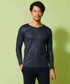 高レビュー品追加【MEN】【吸水速乾 / UV】30dカノコ ヘリンボン インナー