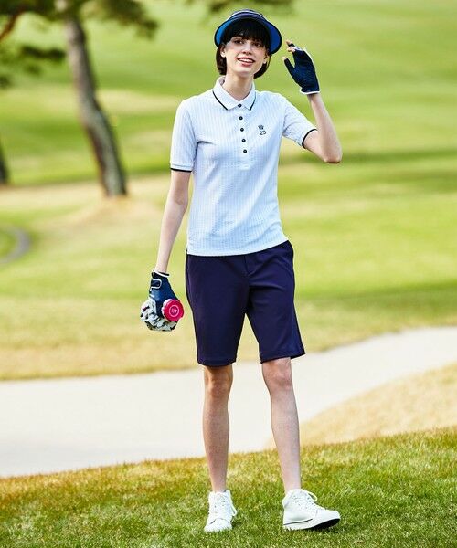 23区GOLF / ニジュウサンンクゴルフ その他パンツ | 美脚！白透け防止【WOMEN】【WEB限定/UV/吸汗速乾】ハーフパンツ | 詳細4