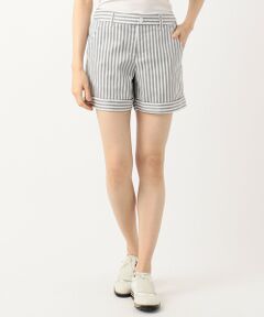 【WOMEN】【ストレッチ】キャンディストライプ ショーツ