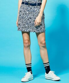 23区GOLF / ニジュウサンンクゴルフ ミニ・ひざ丈スカート | 【WOMEN】市松 キュービック柄 プライムフレックス スカート